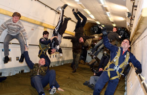 Zero gravity flight