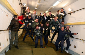 Zero gravity flight