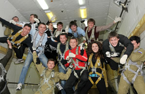 Zero gravity flight