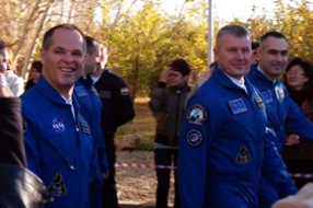 Baikonur visiting tour: Soyuz TMA-06M launch