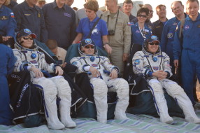 Soyuz MS-04 spacecraft landing tour