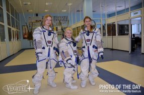 Sokol spacesuit training