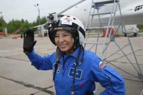 Edge of space flight for Chinese lady