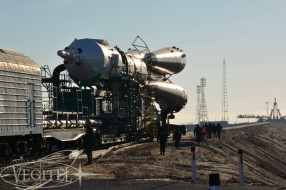 Baikonur trip, Soyuz TMA-16M launch