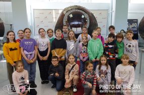 Young participants of our space excursion program
