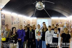 Young participants of our excursion to the RSC ENERGIA Museum