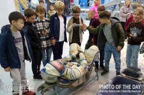 Young participants of our educational program for schoolchildren at the RKK Energia museum