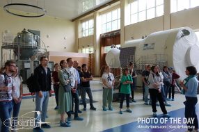 Hall of transport manned spacecraft "Soyuz". Excursion to the Cosmonaut Training Center.