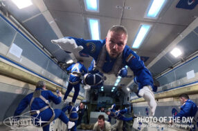 A real space training suit as a gift for participants in the zero-gravity flight on December 21, 2023!